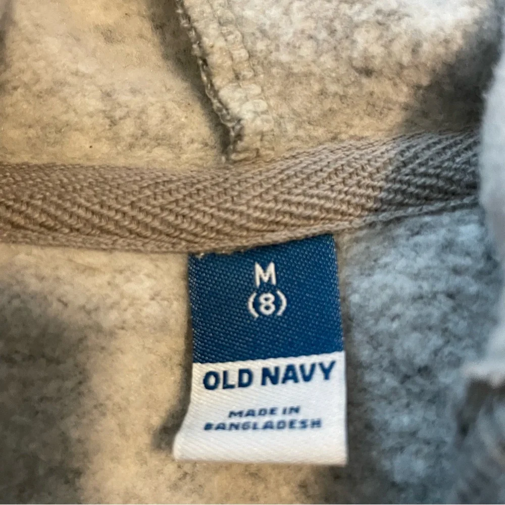 Boys Old Navy Gray Hoodie